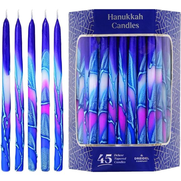 Velas The Dreidel Company 45 azul y rosa multicolor