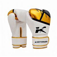 Genérico - Guantes De Boxeo Katana - F7 Ergo – Bgr-F7Pk - Oro Negro - 14 Onz