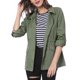 thumbnail image 5 of INSPIRE CHIC Chaquetas utilitarias para mujer con cordón en la cintura, bolsillos con solapa, cremallera y botones, verde XS, 5 of 8