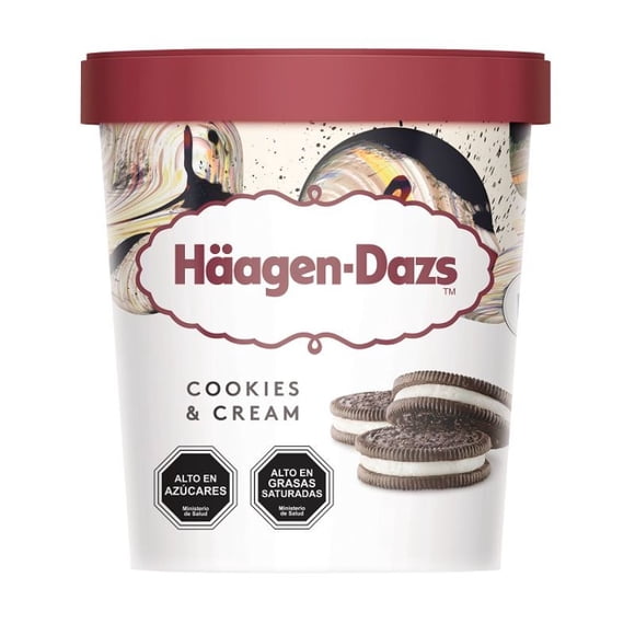 Helado Sabor Galleta y Crema Pote, 474 ml