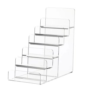 Bothyi - Soporte De Exhibición De Escritorio Transparente Vertical Con Pantalla Acrílica Para Figuras De Billetera Móvil