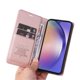 thumbnail image 2 of Funda Billetera de Cuero para Samsung Galaxy A55 5G con Tarjetero y Soporte - Tapa Magnética Rosa, 2 of 6