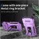 thumbnail image 3 of Funda Armada para iPhone 17 Pro Max con Tapa Deslizante y Soporte Magnético Giratorio Morado, 3 of 5