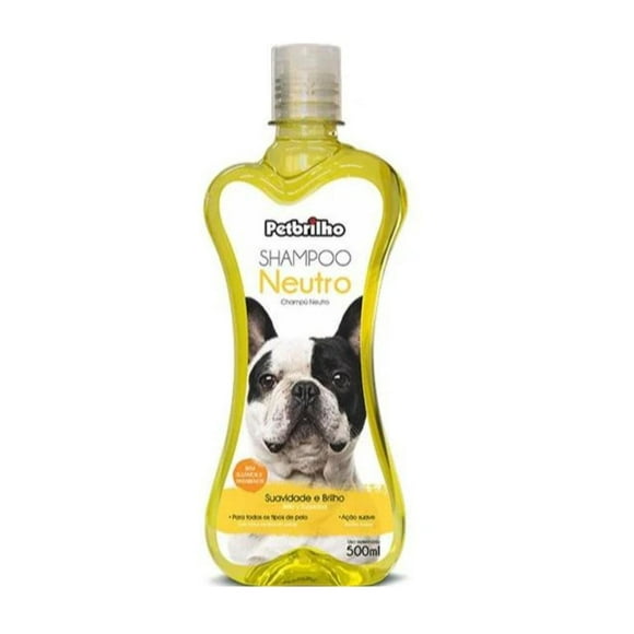 Shampoo Neutro Vegano 500ml Perros y Gatos blanco