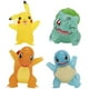 thumbnail image 1 of Paquete de 4 figuras de combate de Pokémon, translúcidas, 1 of 3