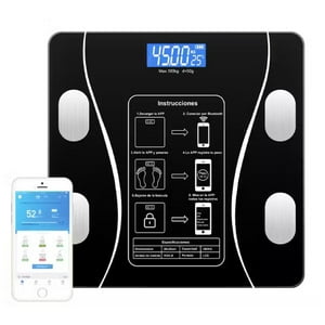 Genérico - Peso Balanza Digital De Baño Smart App Bluetooth 180Kg