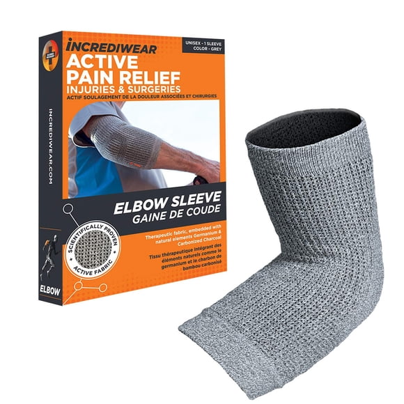 Codera Incrediwear para codo, color gris, talla grande