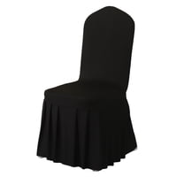 Crusec - Pack 4 Funda Plisada Sillas Eventos Hoteles Fiestas Bodas