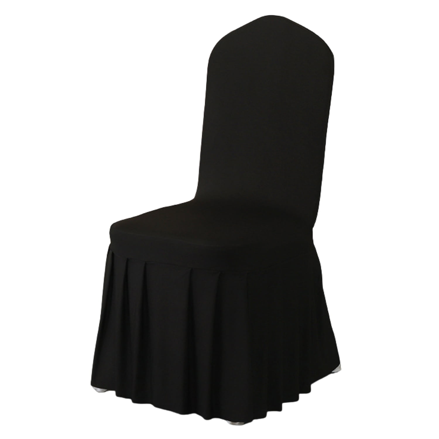 Crusec - Pack 4 Funda Plisada Sillas Eventos Hoteles Fiestas Bodas