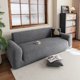 thumbnail image 3 of suxuMhao Funda de Sofá de Jacquard de Color Sólido Gris Oscuro Funda de Loveseat 57-72.8 Pulgadas Elástica Lavable Fundas de Sofá para Sofá Fundas de Sofá Protector para Sofá Funda Protectora de, 3 of 5