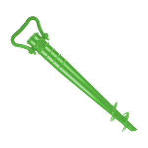 Magideal - Soporte Para Sombrilla, Base De Tierra, Soporte Para Sombrilla, Anclaje Confiable, Resistente, Enchufe De Inserción De Verano, Soporte Para Sombrilla Verde