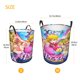 thumbnail image 5 of Princesa Peach Cesta de lavandería de gran capacidad redonda con asa, bolsa para ropa sucia plegable, almacenamiento para dormitorio, baño y lavadero 44x35 cm, 5 of 6