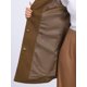 thumbnail image 5 of INSPIRE CHIC Abrigo de Invierno para Mujer de Largo Medio con Solapa de Muesca y Botonadura Simple S Marrón, 5 of 6