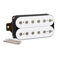Magideal - 2 Piezas De Pastillas De Mástil Y Puente Para Guitarra Eléctrica, Piezas De Pastillas De Doble Bobina, Piezas Musicales Negro