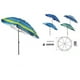 thumbnail image 2 of Sombrilla Reclinable 2 Mts Diametro Playa Camping Diseño Rayas Colores Varios, 2 of 2