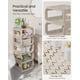 thumbnail image 5 of Zapatero SONGMICS con 6 estantes para guardar zapatos, color capuchino, color beige, 5 of 7