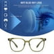 thumbnail image 5 of Gafas cuadradas de luz azul para hombres y mujeres, gafas para computadora con bloqueo UV, gafas con lentes transparentes, 5 of 5