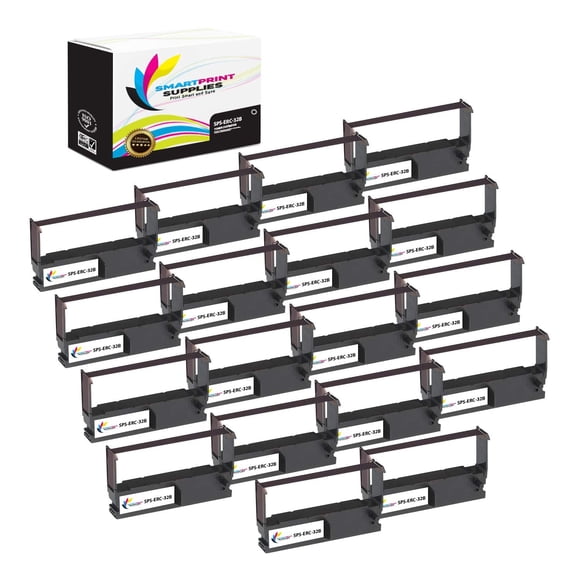 Smart Print Supplies ERC-32B Cartucho de Cinta Negro - Pack de 18