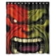 thumbnail image 1 of Cortina de ducha de Hulk Rojo contra Hulk Verde, juego de cortinas de baño con ganchos, tamaño 60 x 72 pulgadas, 1 of 3