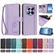 thumbnail image 4 of Funda Cartera Trébol para Xiaomi Poco M8 Pro 5G con Ranuras Tarjetas y Carga Inalámbrica Morado claro, 4 of 6