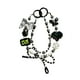 thumbnail image 2 of Llavero Con Cuentas, Adorno, Corazón Y Lazo, Decoración, Llavero Para Niños, Mujeres, Regalo, Negro, 2 of 3