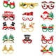 thumbnail image 4 of Gafas De Navidad Y Sombreros Set Foto Booth Props Party Santa Claus HATS 14 PCS, 4 of 5