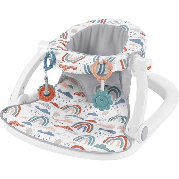 Fisher-Price Sit-Me-Up Floor Seat, Rainbow Showers