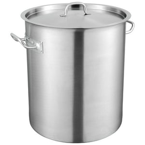 Olla Stockpot Vevor 18/8 De Acero Inoxidable 42 L Con Base Compuesta