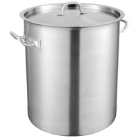 Olla Stockpot Vevor 18/8 De Acero Inoxidable 42 L Con Base Compuesta