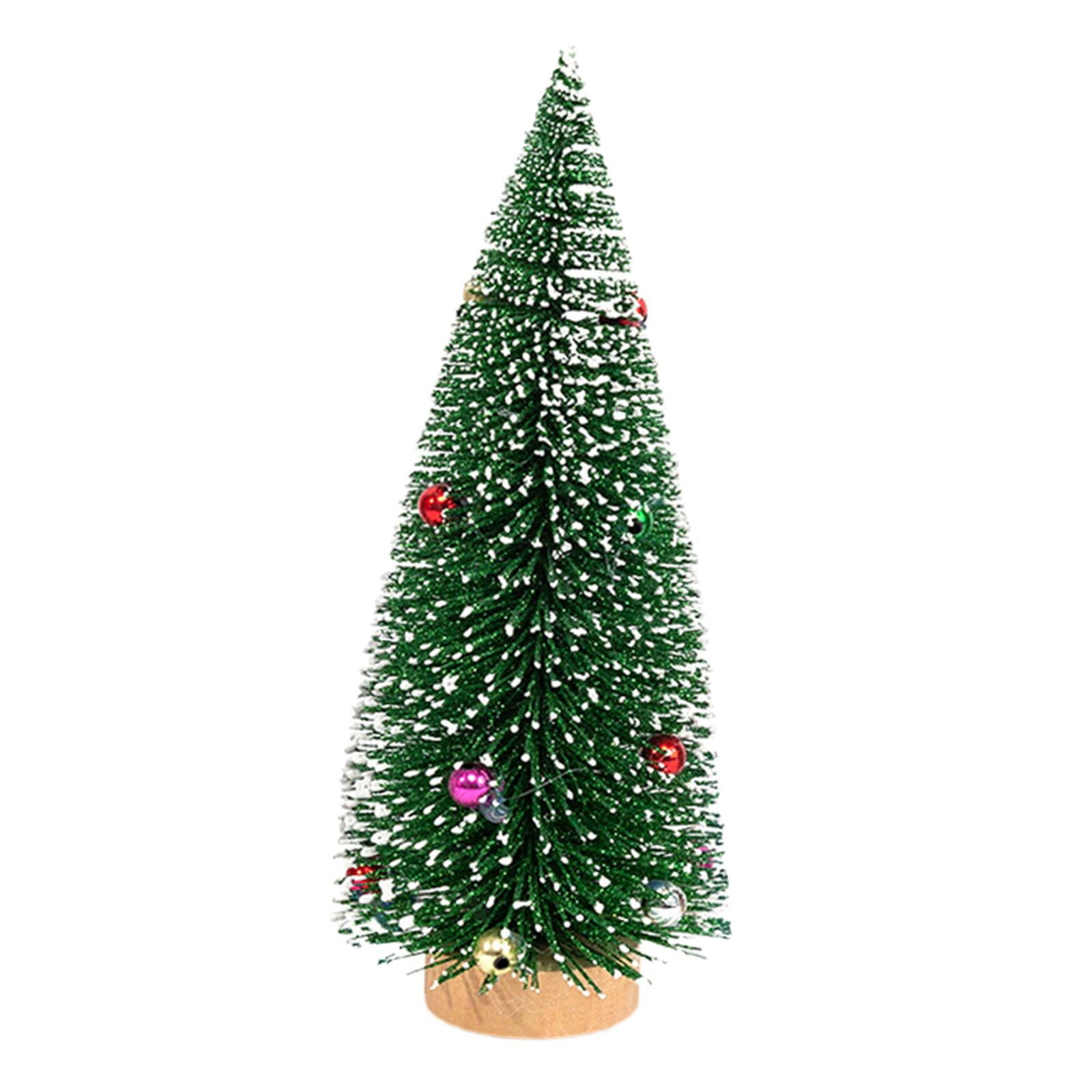 Magideal - Árbol De Navidad Artificial De Mesa, Regalo De Navidad, Artesanías, Mini Árbol De Navidad Decorativo, Árbol De Navidad De Escritorio Para Estante, Mesa. Verde 15cm