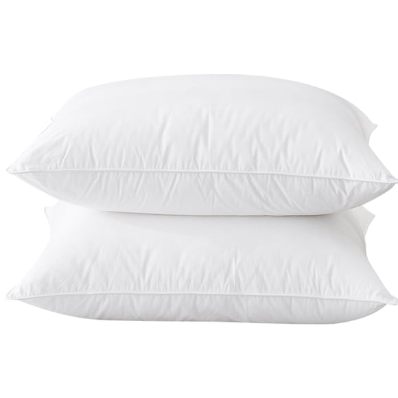 Pillow BHZ Queen, juego de 2 unidades, plumas de ganso, soporte suave