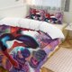 thumbnail image 3 of The Amazing Spider-Man 3 Piece Sets Full/Queen Size - Reversible Microfiber Quilts with 2 Shams Soft Lightweight Bedspread Coverlet Comforter for All Season Bed Sheets, 3 of 5