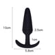 thumbnail image 2 of Plug Anal Play Slim SENS Negro Talla M, 2 of 2
