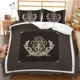 thumbnail image 1 of Animal Duvet Cover Set Gecko and Crane Bohemian Exotic Tribal Style Bedding Set Cool Animal Chic King Size Polyester Qulit Cover, 1 of 5