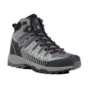 Botín Waterproof Mujer Thunder Mid Gris Fucsia Trezeta