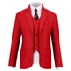 thumbnail image 3 of Conjunto de traje Visaccy para niños, traje formal, talla 8, rojo, 3 of 6
