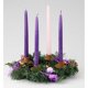 thumbnail image 3 of Set de 4 velas de Adviento navideñas, hechas en EE. UU., 3 of 3