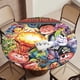 thumbnail image 5 of Garbage Pail Kids theme Fitted Round Tablecloths Elastic Edged Table Covers Waterproof Table Cloth For Kitchen Holiday Party Tables Decor 120cm, 5 of 6