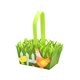 thumbnail image 1 of Canasto De Dulces De Huevo De Pascua Con Asa, Canastos De Juguetes De Tela No Tejida, Gallina Naranja, 1 of 3