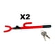 thumbnail image 1 of Pack X2 Traba Volante Antirrobo Auto + 2 Llaves, 1 of 3