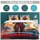 thumbnail image 5 of Deadpool Bedding Comforter Sets 3-Piece Bedding Set Soft Warm Bed Set for Bedroom All Season, 5 of 5