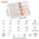 thumbnail image 2 of Kit de cuentas RACIOCK 1000 piezas 4/6 mm Perla blanca y oro DIY, 2 of 8