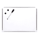 thumbnail image 3 of Pizarra acrílica blanca magnética borde de aluminio #3, 3 of 3