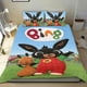thumbnail image 1 of Bing TV Conjunto de sábanas temático, trío de piezas, cómodo y amigable con la piel, diseño único, regalo de decoración para el hogar para familiares, amigos y fans,135cm *200cm, 1 of 6