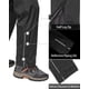 thumbnail image 4 of Pantalones de lluvia impermeables de 33.000 pies para hombre, senderismo y pesca, negros, 4 of 6
