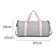thumbnail image 2 of Bolsa de gimnasio moderna y sencilla, bolsa de lona para mujer, bolsa de lona pequeña, bolsa de viaje, bolsa deportiva, bolsas de fin de semana, 2 of 5