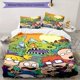 thumbnail image 1 of Rugrats in Paris-Inspired 3pcs Bedding Set - Includes 1 Cover & 2 Pillowcases, Breathable Polyester, Machine Washable - Perfect for All Seasons S1017, Cozy Sleep, Bedroom Essentials, Cartoon Theme, Th, 1 of 1