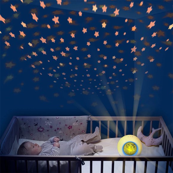 Despertador infantil Tarklanda Kids con proyector de 7 colores – 10 cm