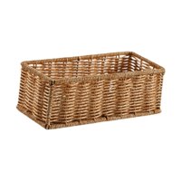 Bothyi - Organizador De Cesta De Almacenamiento De Ratán De Imitación Decorativo Para Dormitorio, Bar, Cocina M