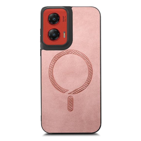 Magnetic Slim Case for Motorola Moto G Stylus 5G 2024 with Camera Guard & Anti-Scratch Back Pink